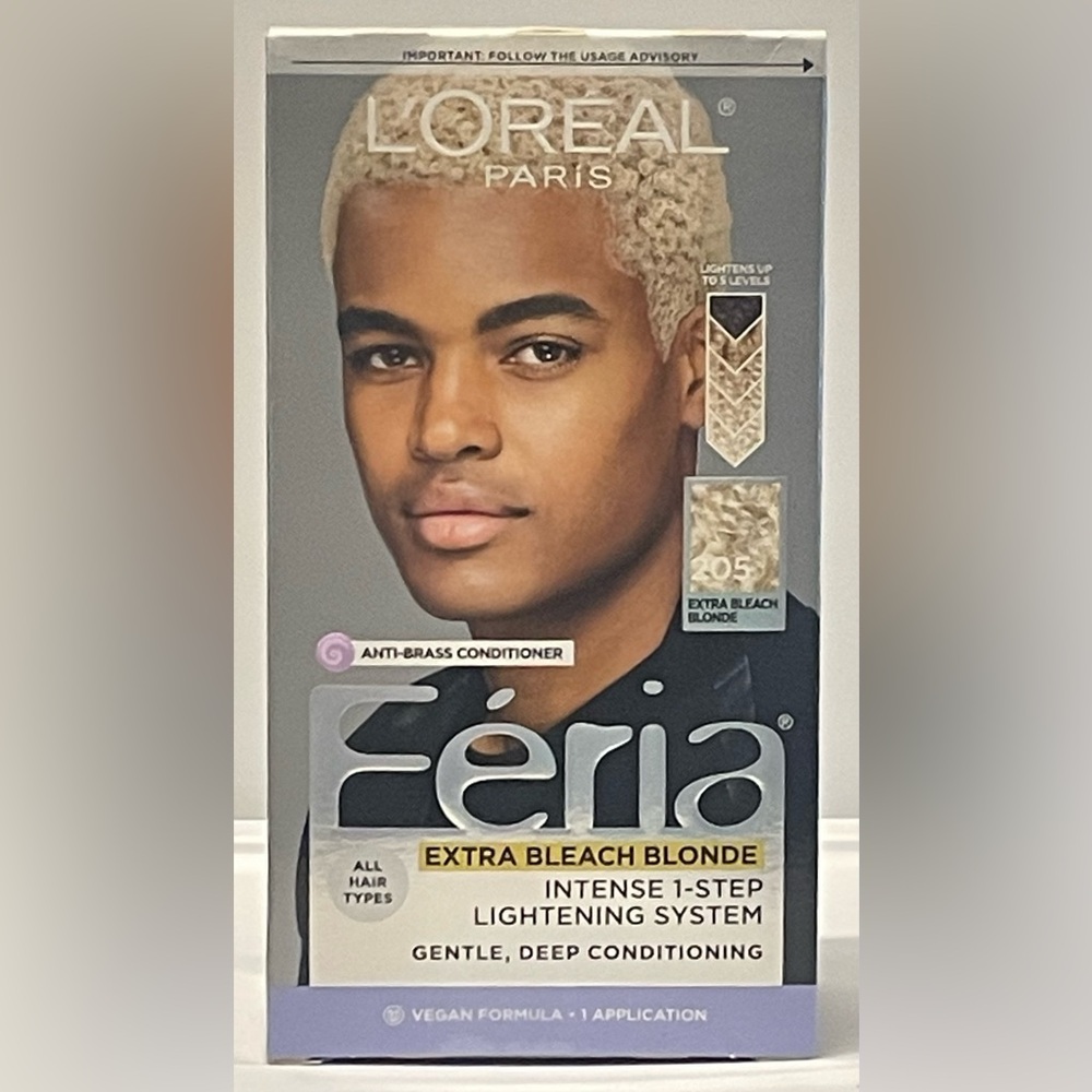 ✴️2/$15✴️ L'Oreal Féria Extra Bleach Blonde Hair Color Kit #205